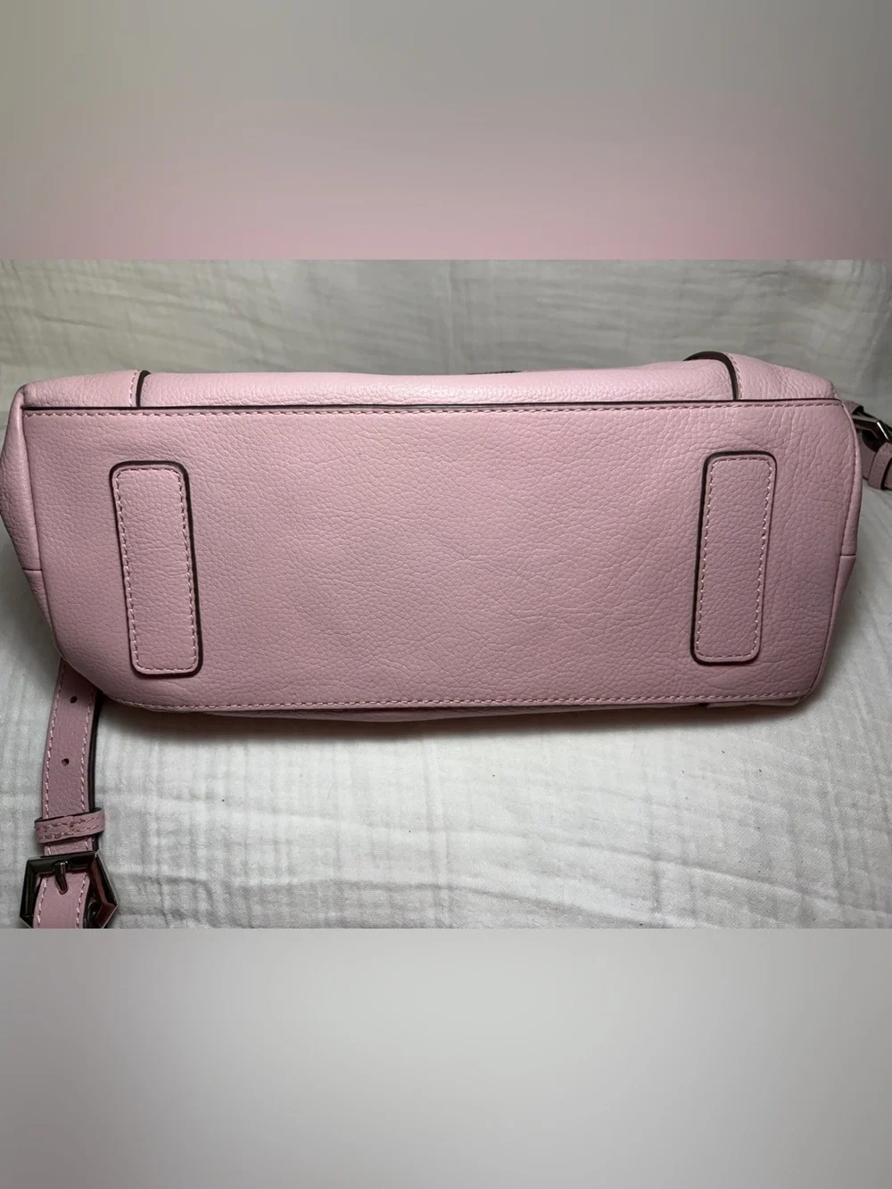 orYANY Pink Leather Satchel Bag